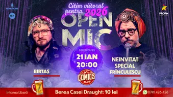 Stand-up Comedy OpenMic la ComicsClub!
