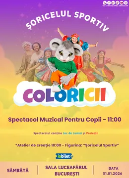 Ritza Marizza și Șoricelul Sportiv – episodul 3 din seria Coloricii