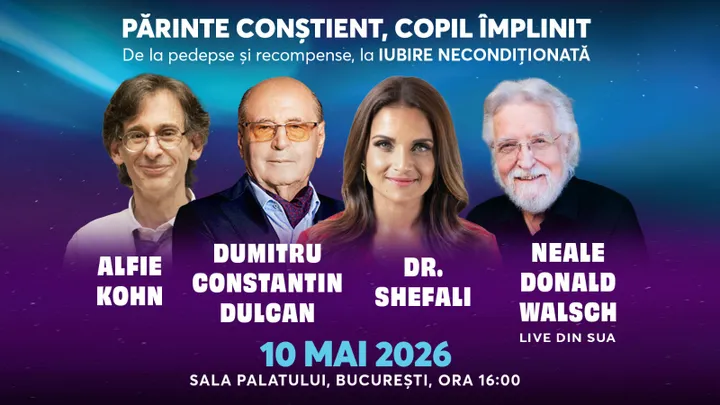 Dr. Shefali • Alfie Kohn • Neale Donald Walsch: "Părinte conștient, Copil împlinit"