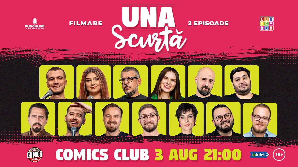 Filmare Una Scurtă - 2 episoade pe Terasa ComicsClub!