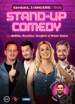 The Fool: Stand-up comedy cu Bucălae, Mane Voicu, Anisia și Serghei