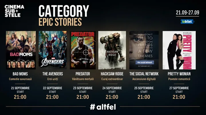 Cinema sub stele: Epic Stories Week