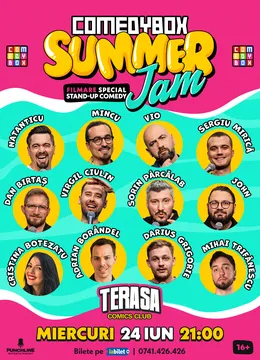 Filmare Stand-up Comedy SummerJam pe Terasa ComicsClub! - Show 1