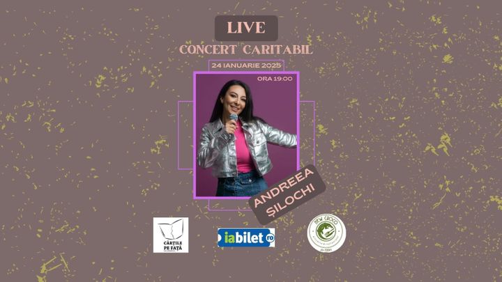 Cluj-Napoca: Concert caritabil Andreea Şilochi