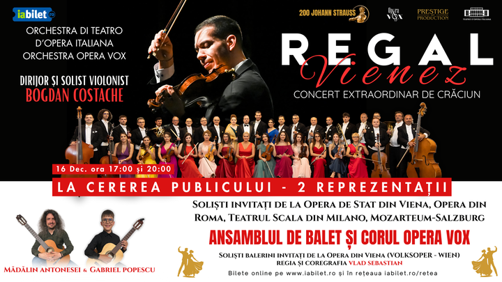 Targu Mures: Regal vienez - Concert Extraordinar de Craciun - Show 1