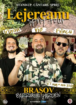 Brasov: Stand Up Comedy Show Vio, Frîncu și Guran - Lejereanu Spriț Tour