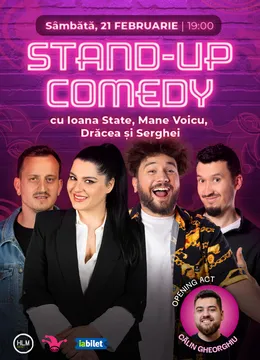 The Fool: Stand-up comedy cu Ioana State, Mane Voicu, Drăcea și Serghei