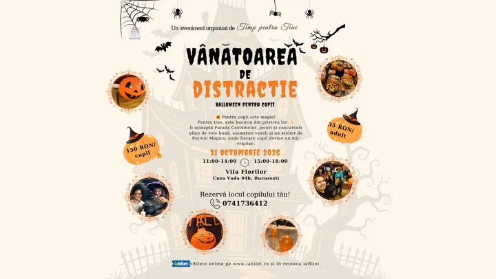 Vanatoarea de Distractie-Halloween pentru Copii