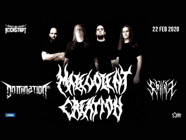 Brasov: Concert Malevolent Creation / Domination INC. / Sphinx