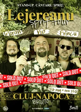 Cluj-Napoca: Stand Up Comedy Show Vio, Frîncu și Guran - Lejereanu Spriț Tour Show 2 ora 21:00