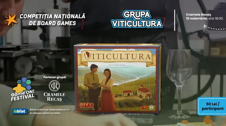 Recaș: Grupa Viticultura - Competiția Națională de Board Games