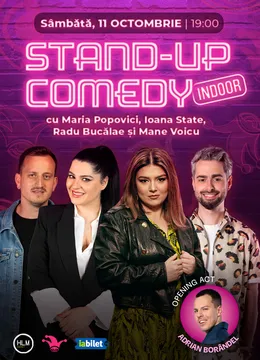 The Fool: Stand-up comedy cu Maria Popovici, Ioana State, Mane Voicu și Radu Bucălae