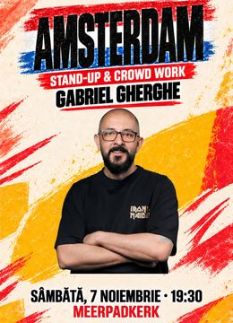 Amsterdam:  Gabriel Gherghe | Stand-Up & Crowd Work
