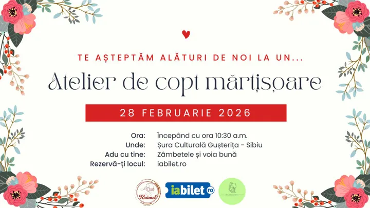 Atelier de copt mărțișoare