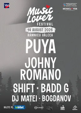 Musiclover Festival – 14 August – Puya, Johny Romano & Badd G