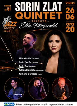 Galati: Sorin Zlat Quintet - Tribute Ella Fitzgerald