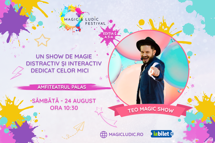 Iasi: Teo Magic Show - spectacol de magie interactiva