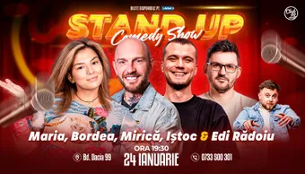 Stand-up Comedy cu Maria Popovici, Bordea, Mirică, Petrică Iștoc - Edi Rădoiu la Club 99