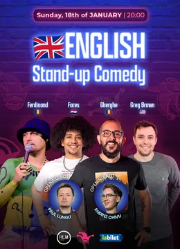 The Fool: English Show cu Gabriel Gherghe, Fares, Greg Brown și Ferdinand