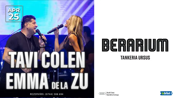 Iași: Concert Tavi Colen & Emma de la Zu