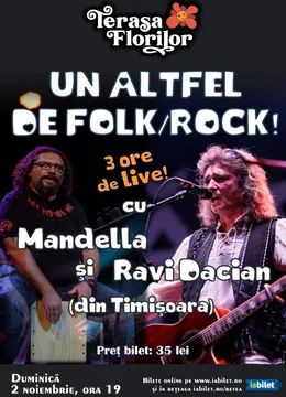 Un altfel de Folk/Rock cu Mandella si Ravi Dacian din Timisoara