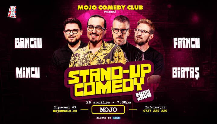 Stand-Up Comedy cu Mincu, Frincu, Banciu, Birtas