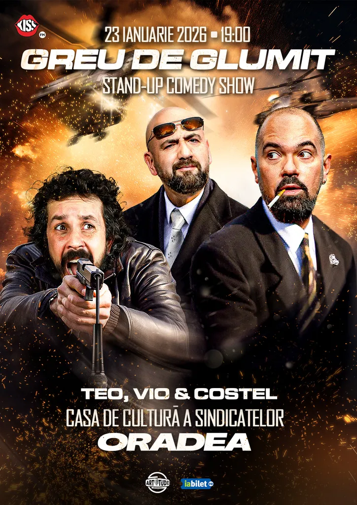 Oradea: Greu de glumit cu Teo, Vio și Costel | Stand Up Comedy Show