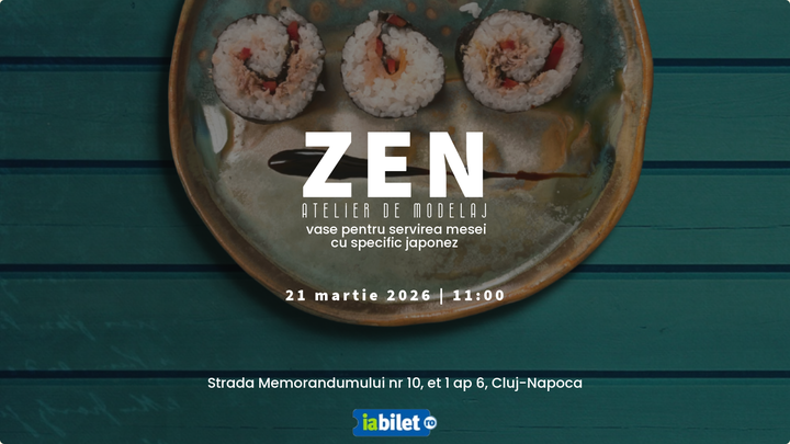 Cluj-Napoca: Zen - atelier de modelaj vase pentru servirea mesei cu specific japonez