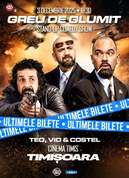 Timisoara: Greu de glumit cu Teo, Vio si Costel | Stand Up Comedy Show