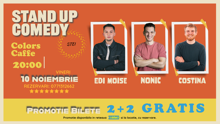 Stei: Stand-up Comedy cu Nonic, Edi Moise si Costina