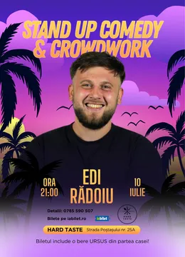Stand-Up Comedy & Crowdwork cu Edi Rădoiu