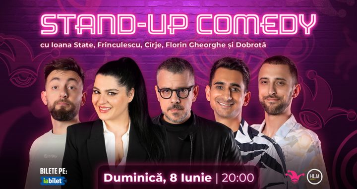 The Fool: Stand-up comedy cu Ioana State, Frînculescu, Cîrje, Dobrotă și Florin Gheorghe