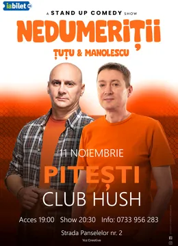 Pitesti: Stand-up Comedy - Dan Tutu si Cristi Manolescu
