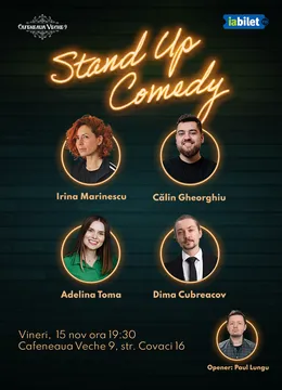 Stand-up Comedy cu Irina, Călin, Dima și Adelina