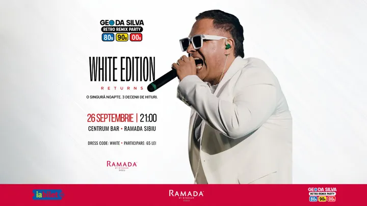 Sibiu: Retro Remix Party - White Edition cu Geo Da Silva