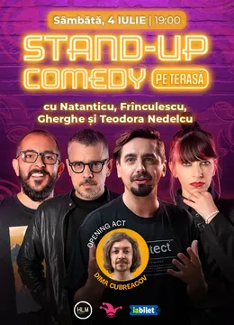 The Fool Terasa: Stand-up comedy cu Natanticu, Frinculescu, Gherghe si Teodora Nedelcu