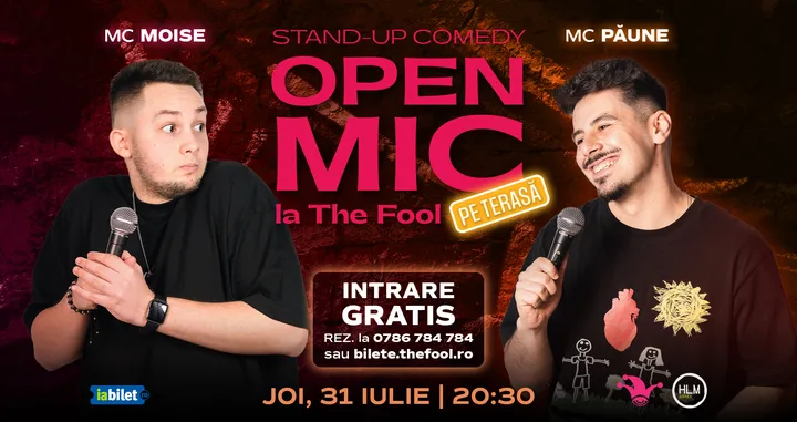 The Fool Open Mic la Terasă: MCs Moise & Păune