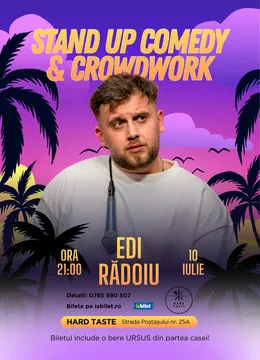 Stand-Up Comedy & Crowdwork cu Edi Rădoiu