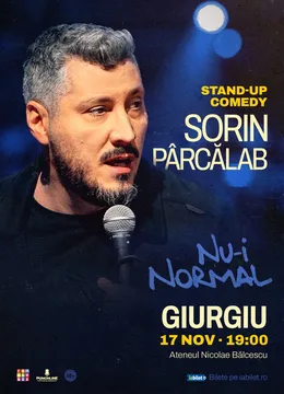 Giurgiu: Stand-up comedy Sorin Pârcălab | Nu-i normal