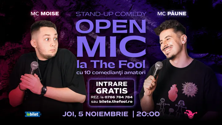 The Fool: Open Mic: MCs Moise & Păune