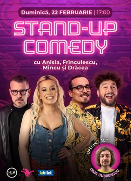 The Fool: Stand-up comedy cu Anisia, Frînculescu, Mincu și Drăcea
