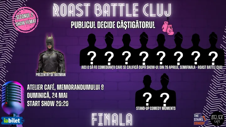 Cluj-Napoca: Roast Battle Cluj | Stand-up Comedy Show | Finala - Publicul decide câștigătorul