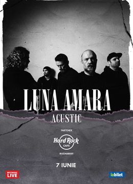 Concert Luna Amara Acustic la Hard Rock Cafe
