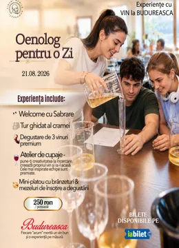 Gura Vadului: Oenolog pentru o zi la Crama Budureasca