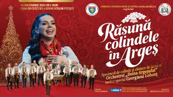 Pitesti: „Răsună colindele în Argeș” – Spectacol de colinde și cântece de iarnă al Orchestrei „Doina Argeșului”