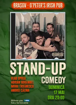 Brasov: Stand-up Comedy cu Oprea, Borândel, Trifănescu și Călina