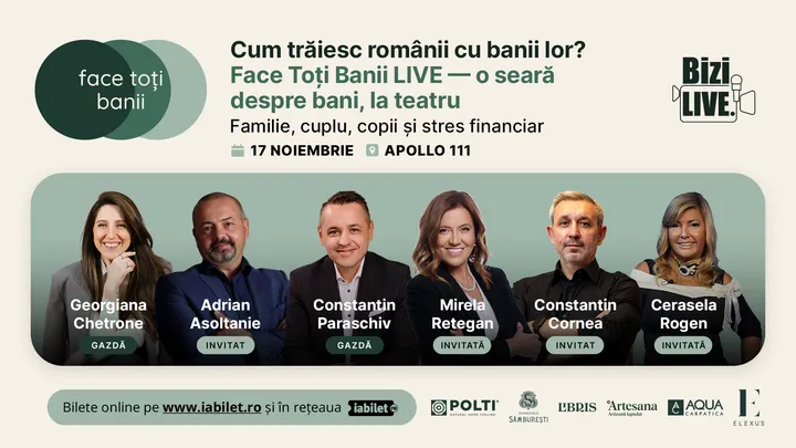 Face Toți Banii LIVE — Cum trăiesc românii cu banii lor?