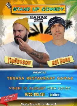 Bârnova: Stand-up Comedy cu Tiganescu si Adi Bobo