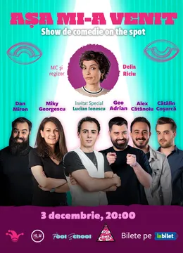 ”The Fool: Așa mi-a venit! | Show de comedie on the spot