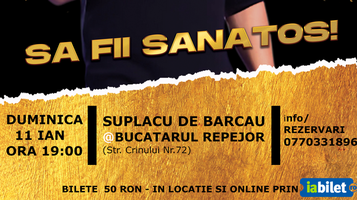 Suplacu de Barcau: Stand up comedy cu iVanov